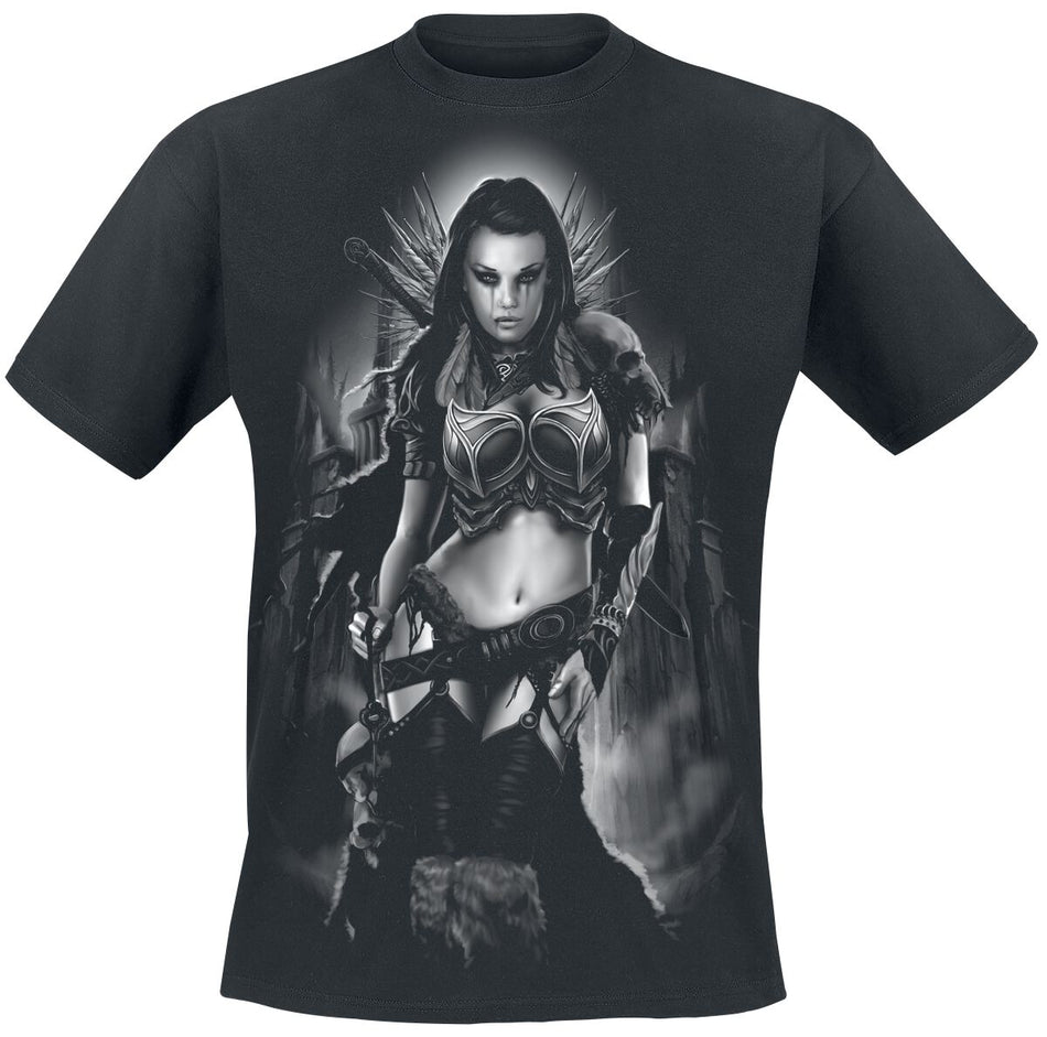 T-Shirt Manches courtes  de Toxic Angel - Hel - M à 4XL - pour Homme - noir - Toxic Angel
