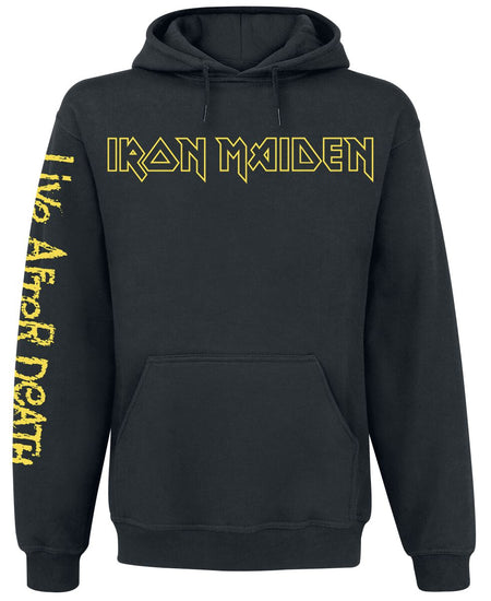 Sweat-shirt à capuche  de Iron Maiden - Live After Death - S à XXL - pour Homme - noir - Iron Maiden