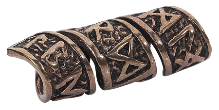 Perles à barbe  de etNox - Character - pour Homme - couleur bronze - etNox - View 2