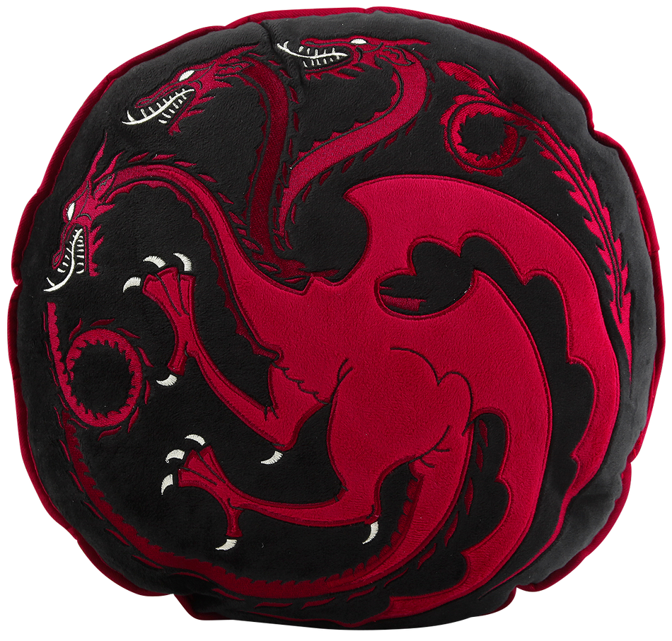 Coussin  de Game Of Thrones - Maison Targaryen - pour Unisexe - noir/rouge - Game Of Thrones - View 2