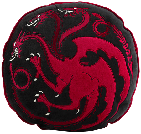 Coussin  de Game Of Thrones - Maison Targaryen - pour Indifférent - noir/rouge - Game Of Thrones - View 2