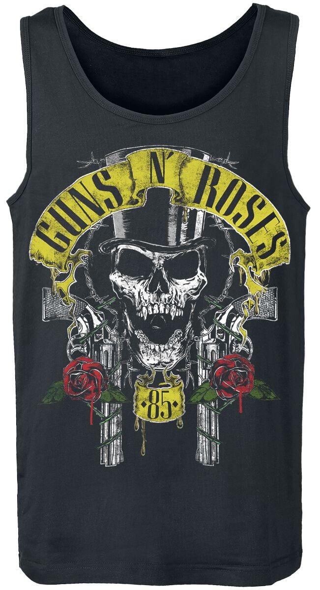 Débardeur  de Guns N' Roses - Chapeau Haut De Forme - S à XXL - pour Homme - noir - Guns N' Roses