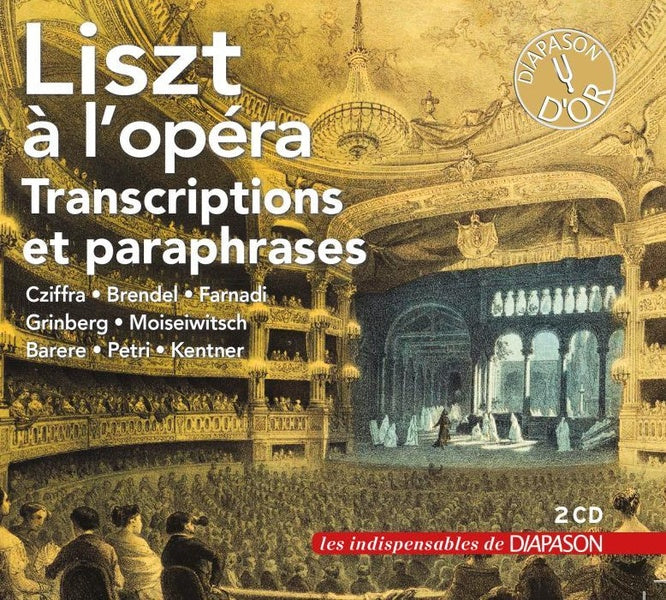 Liszt à l’opéra / Transcriptions et paraphrases - Front Cover