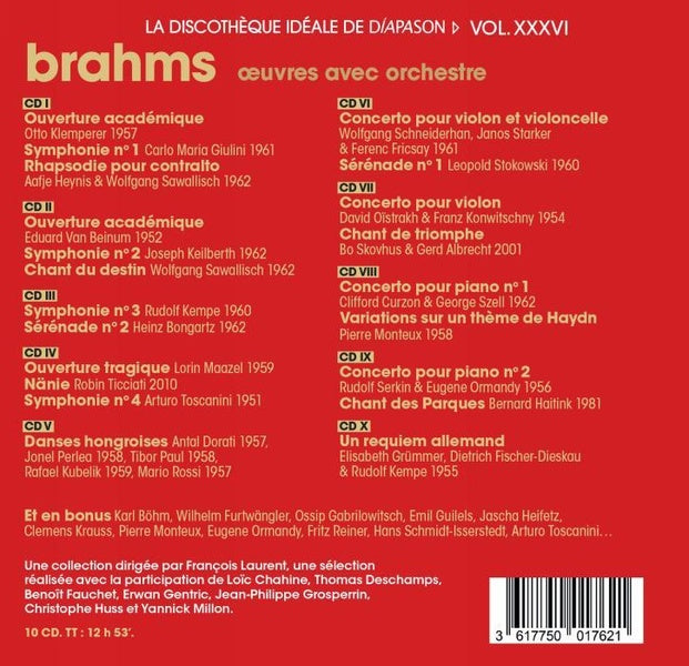 La discothèque idéale de diapason, Volume 36 - Œuvres avec orchestre - Front Cover