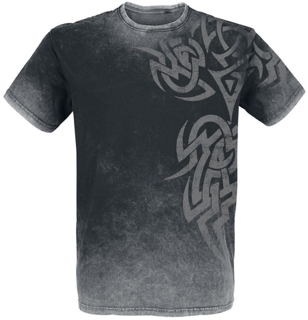 T-Shirt Manches courtes  de Outer Vision - Broken Symbol - M à 4XL - pour Homme - noir - Outer Vision