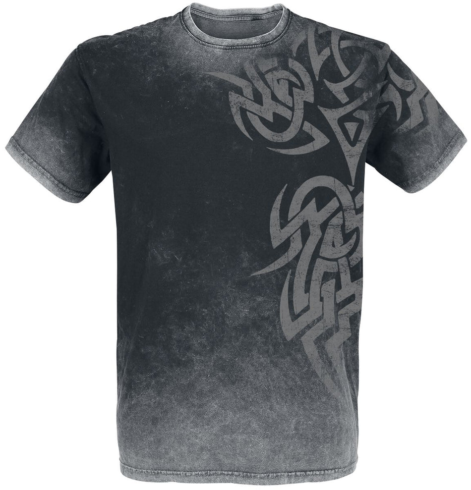 T-Shirt Manches courtes  de Outer Vision - Broken Symbol - M à 4XL - pour Homme - noir - Outer Vision