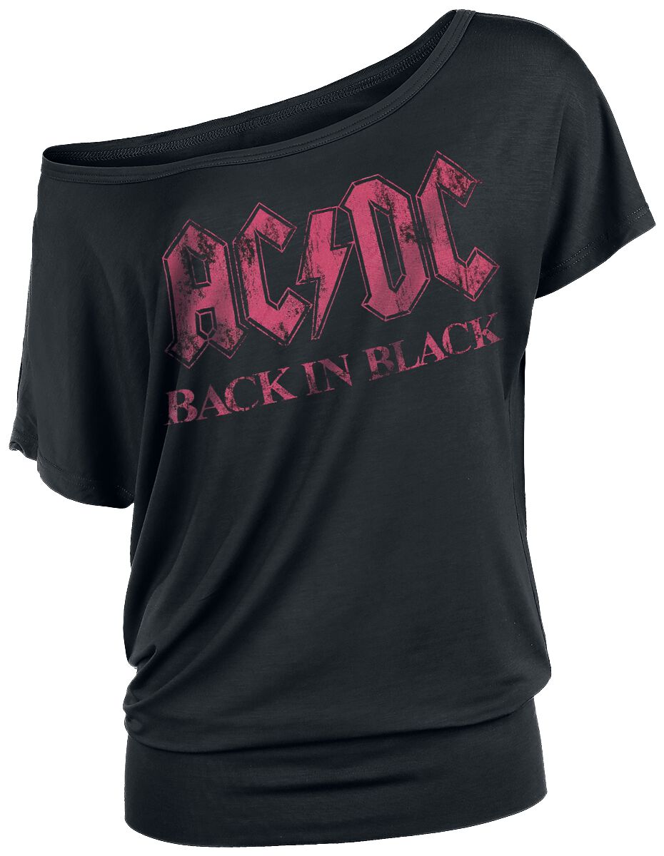 T-Shirt Manches courtes  de AC/DC - Back in Black - XS à 5XL - pour Femme - noir - AC/DC