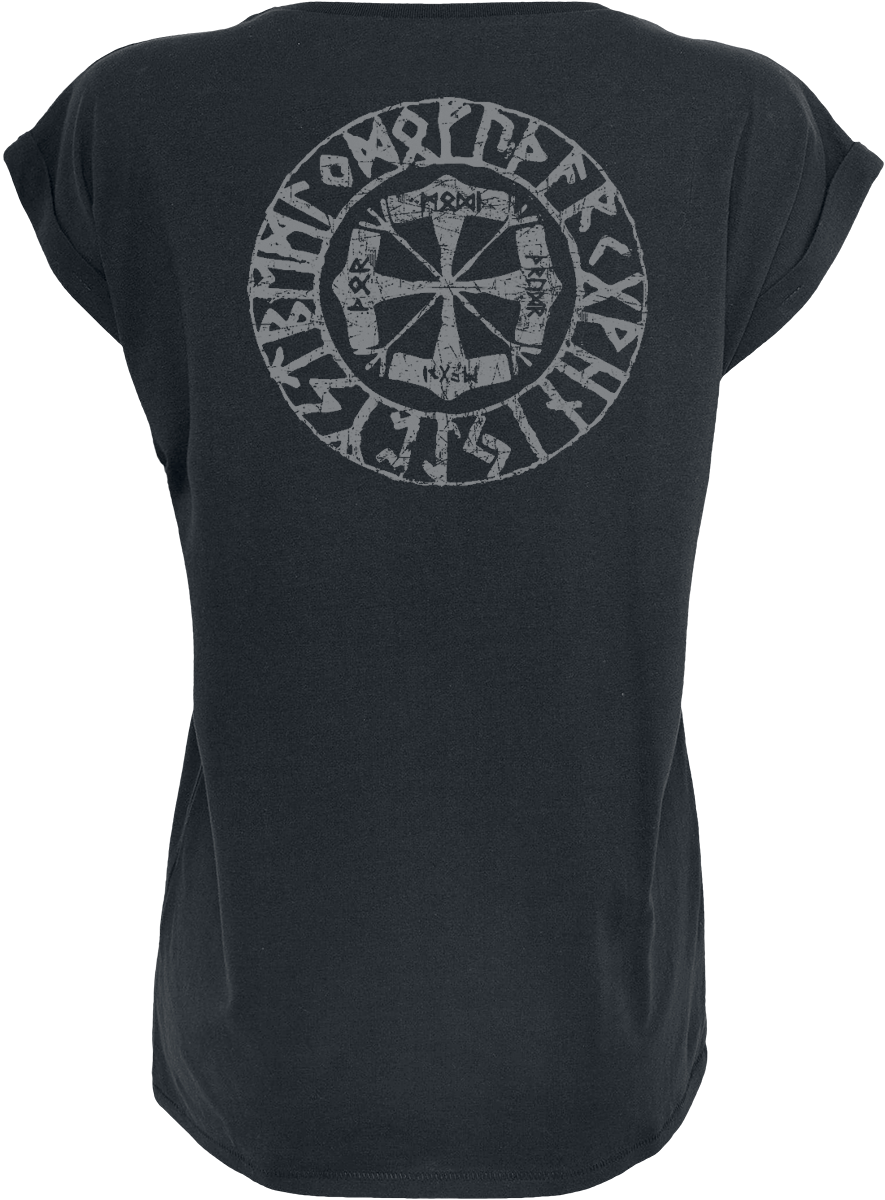 T-Shirt Manches courtes  de Amon Amarth - Chevaux Viking - S à 5XL - pour Femme - noir - Amon Amarth - View 2