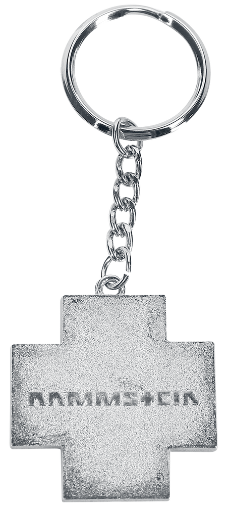 Porte-clefs  de Rammstein - Logo Rammstein - pour Indifférent - couleur argent - Rammstein - View 2