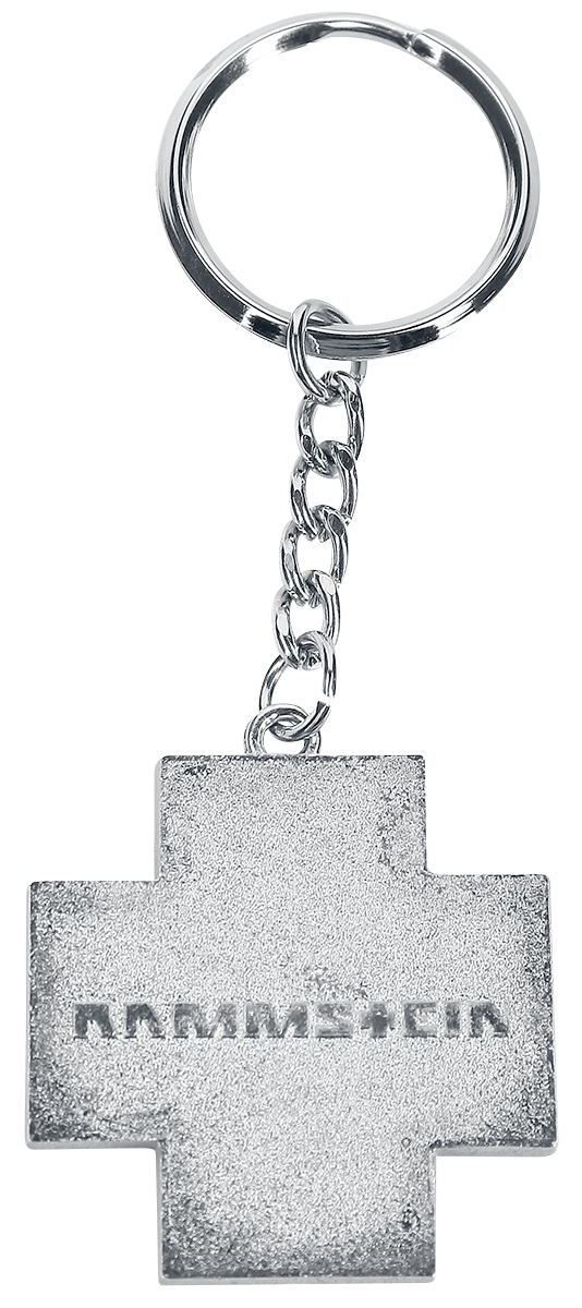 Porte-clefs  de Rammstein - Logo Rammstein - pour Indifférent - couleur argent - Rammstein - View 2