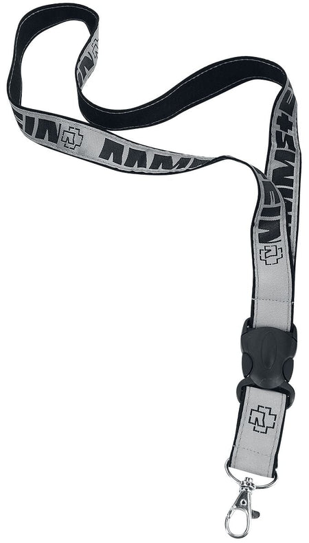 Lanyards  de Rammstein - Classic - pour Unisexe - noir/blanc - Rammstein