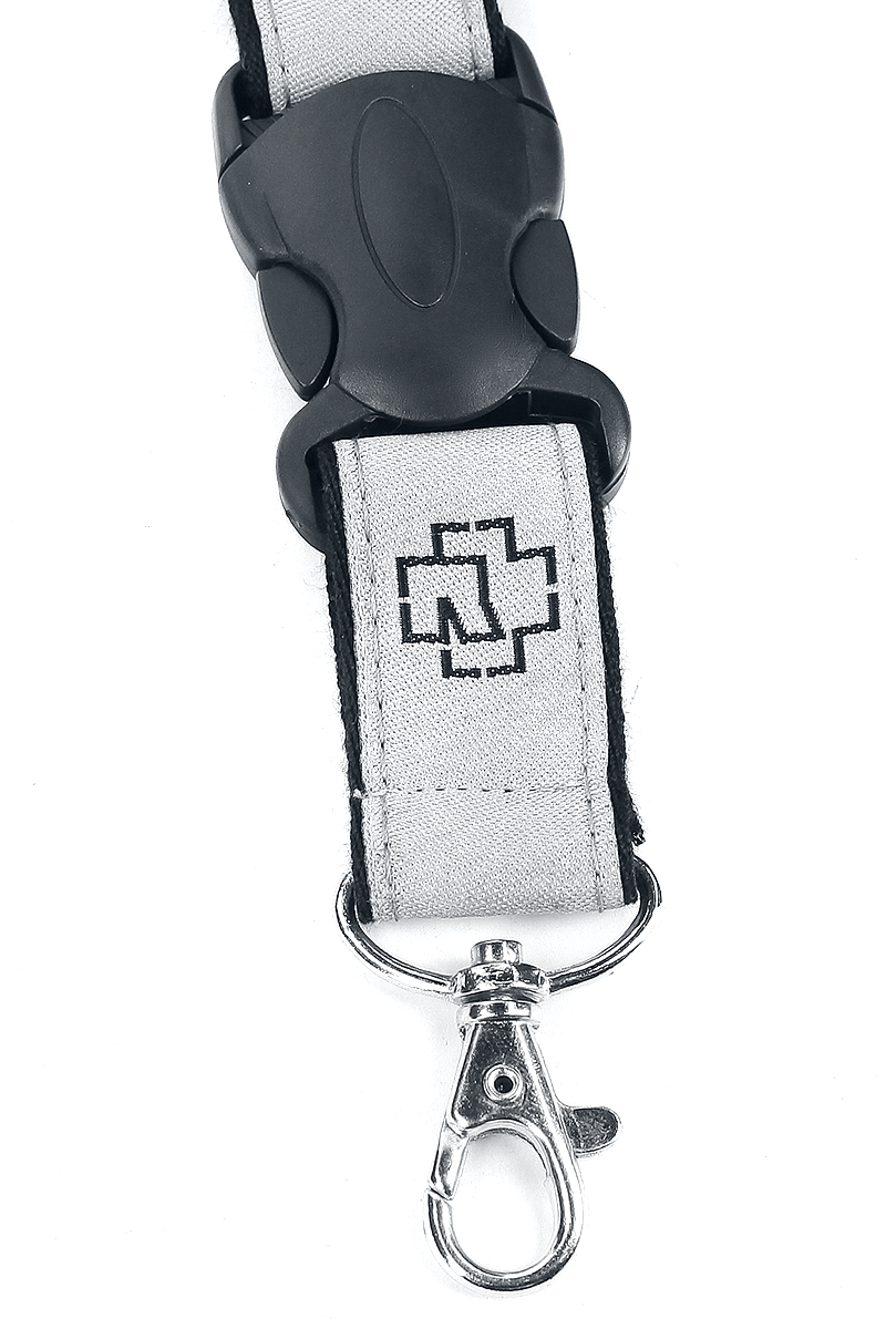 Lanyards  de Rammstein - Classic - pour Unisexe - noir/blanc - Rammstein - View 2