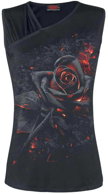 Top  de Spiral - Rose Brûlée - S à 4XL - pour Femme - noir - Spiral