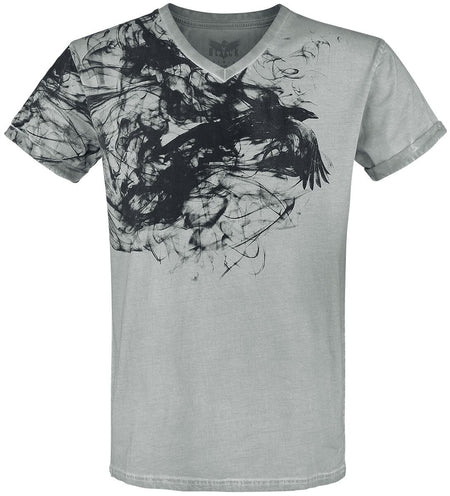 T-Shirt Manches courtes  de Black Premium by EMP - Heavy Soul - M à 3XL - pour Homme - gris - Black Premium by EMP