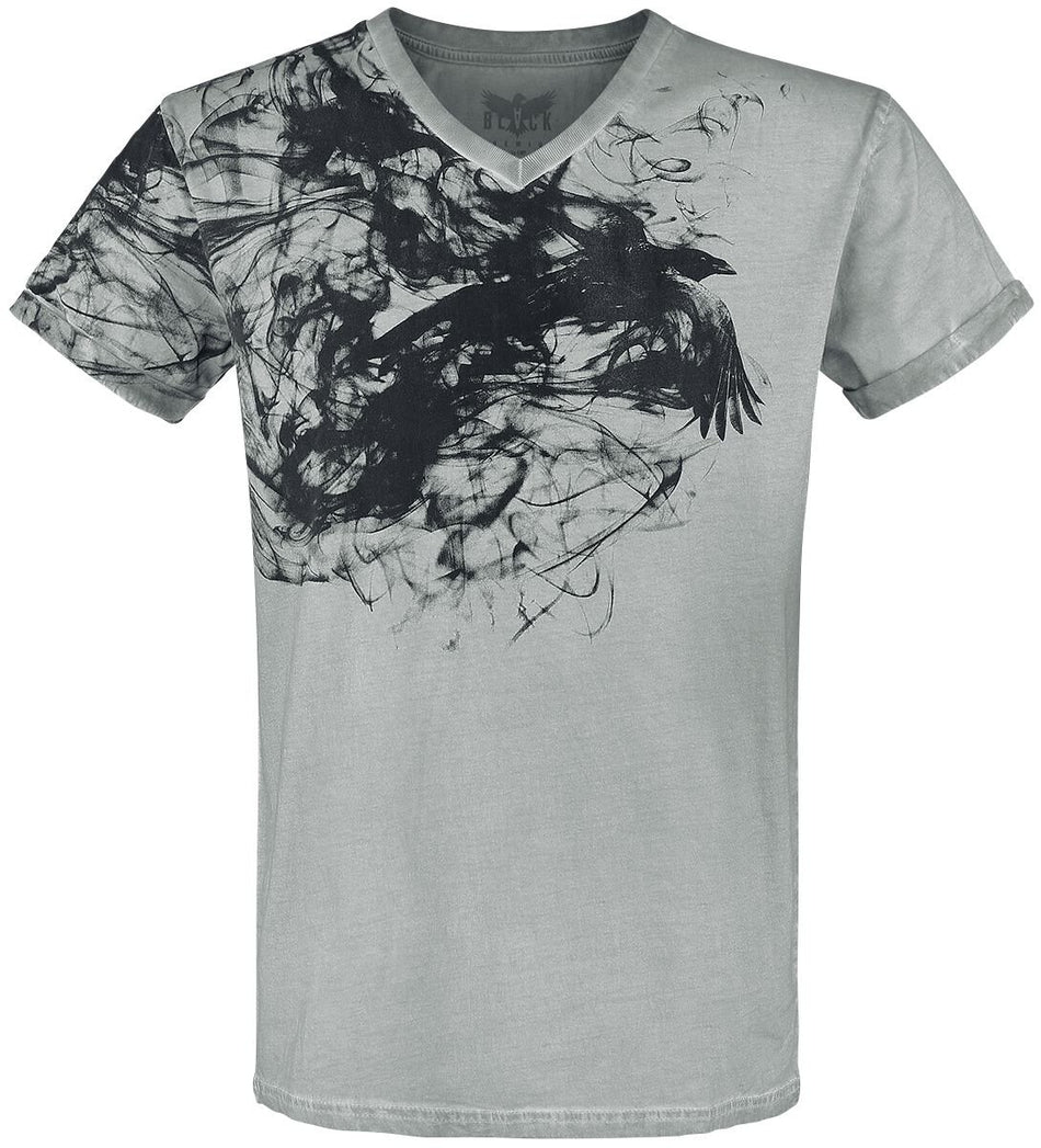 T-Shirt Manches courtes  de Black Premium by EMP - Heavy Soul - M à 3XL - pour Homme - gris - Black Premium by EMP