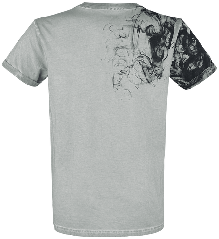 T-Shirt Manches courtes  de Black Premium by EMP - Heavy Soul - M à 3XL - pour Homme - gris - Black Premium by EMP - View 2