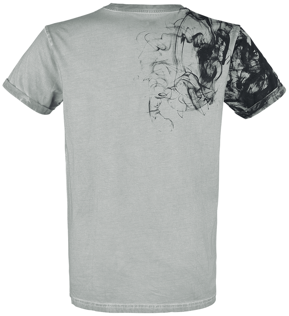 T-Shirt Manches courtes  de Black Premium by EMP - Heavy Soul - M à 3XL - pour Homme - gris - Black Premium by EMP - View 2