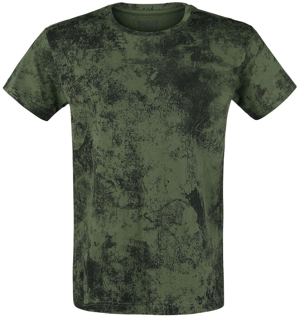 T-Shirt Manches courtes  de Black Premium by EMP - Rebel Soul - S à 5XL - pour Homme - vert - Black Premium by EMP