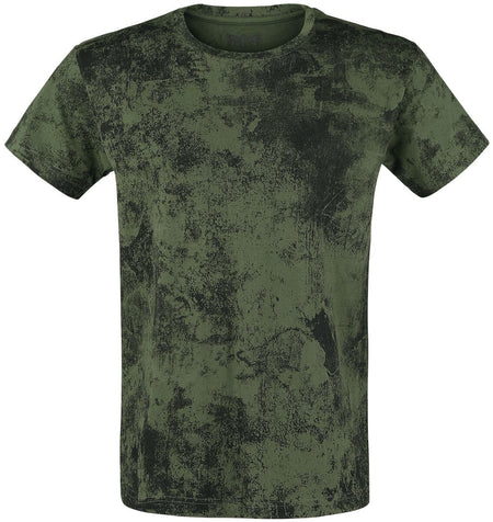 T-Shirt Manches courtes  de Black Premium by EMP - Rebel Soul - S à 5XL - pour Homme - vert - Black Premium by EMP