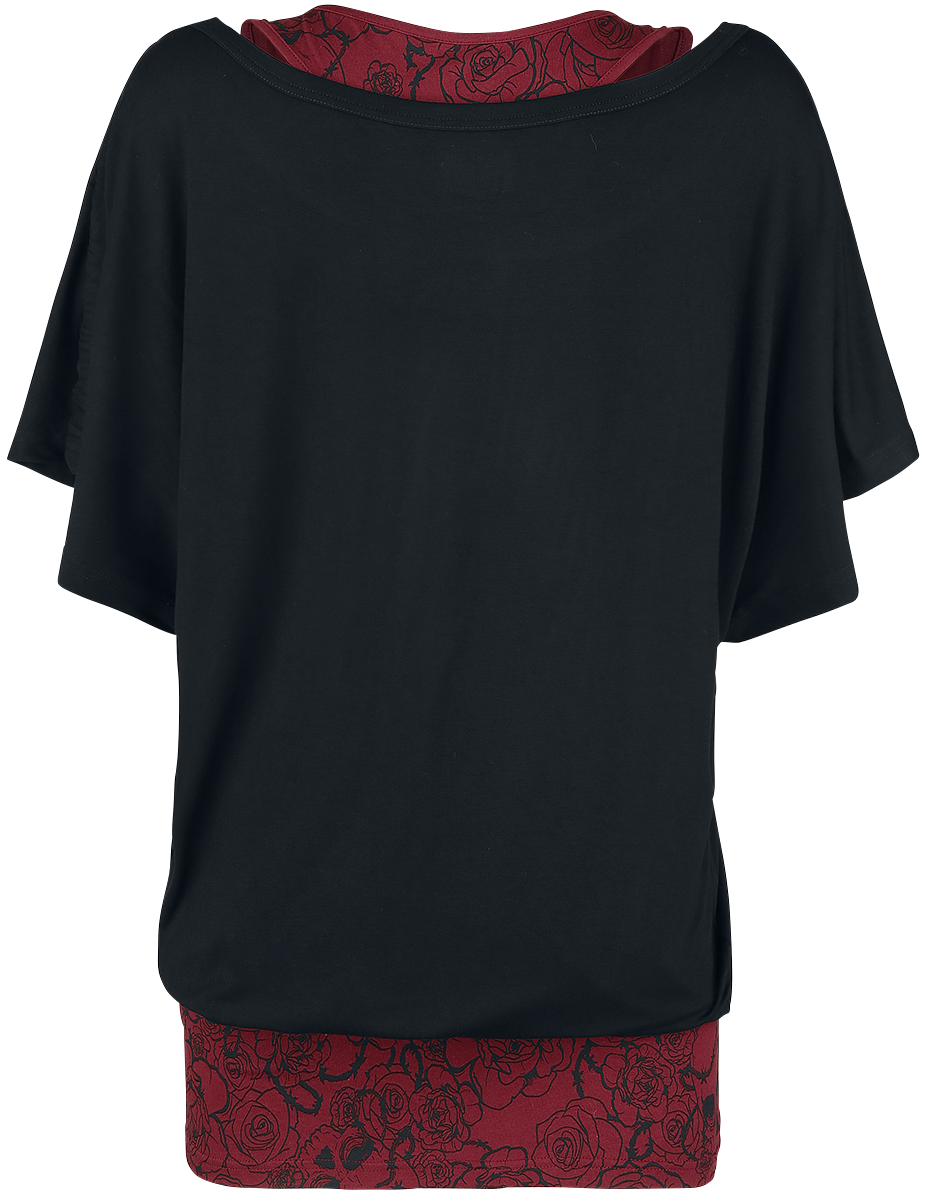 T-Shirt Manches courtes  de Black Premium by EMP - When The Heart Rules The Mind - S à 5XL - pour Femme - noir - Black Premium by EMP - View 2