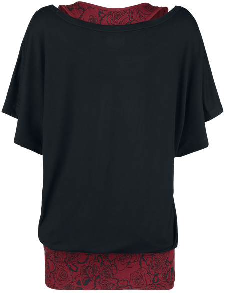 T-Shirt Manches courtes  de Black Premium by EMP - When The Heart Rules The Mind - S à 5XL - pour Femme - noir - Black Premium by EMP - View 2