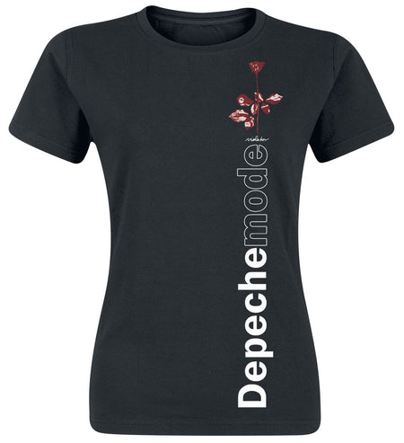 T-Shirt Manches courtes  de Depeche Mode - Violator Side Rose - S à XXL - pour Femme - noir - Depeche Mode