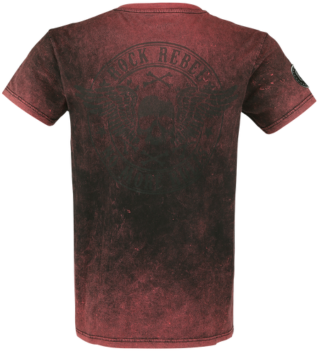 T-Shirt Manches courtes  de Rock Rebel by EMP - Back For More - S à 3XL - pour Homme - rouge - Rock Rebel by EMP - View 2