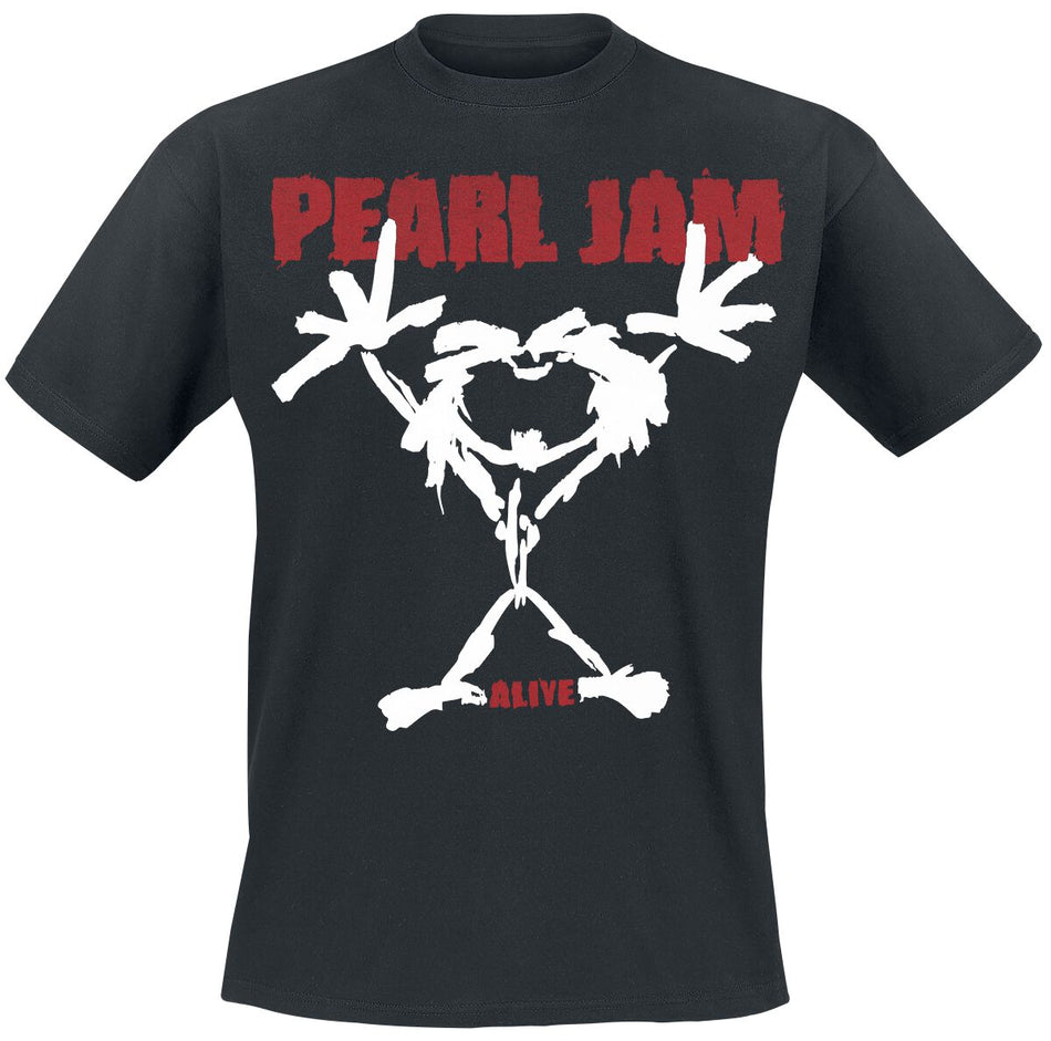 T-Shirt Manches courtes  de Pearl Jam - Stickman - S à XXL - pour Homme - noir - Pearl Jam