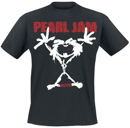 T-Shirt Manches courtes  de Pearl Jam - Stickman - S à 5XL - pour Homme - noir - Pearl Jam