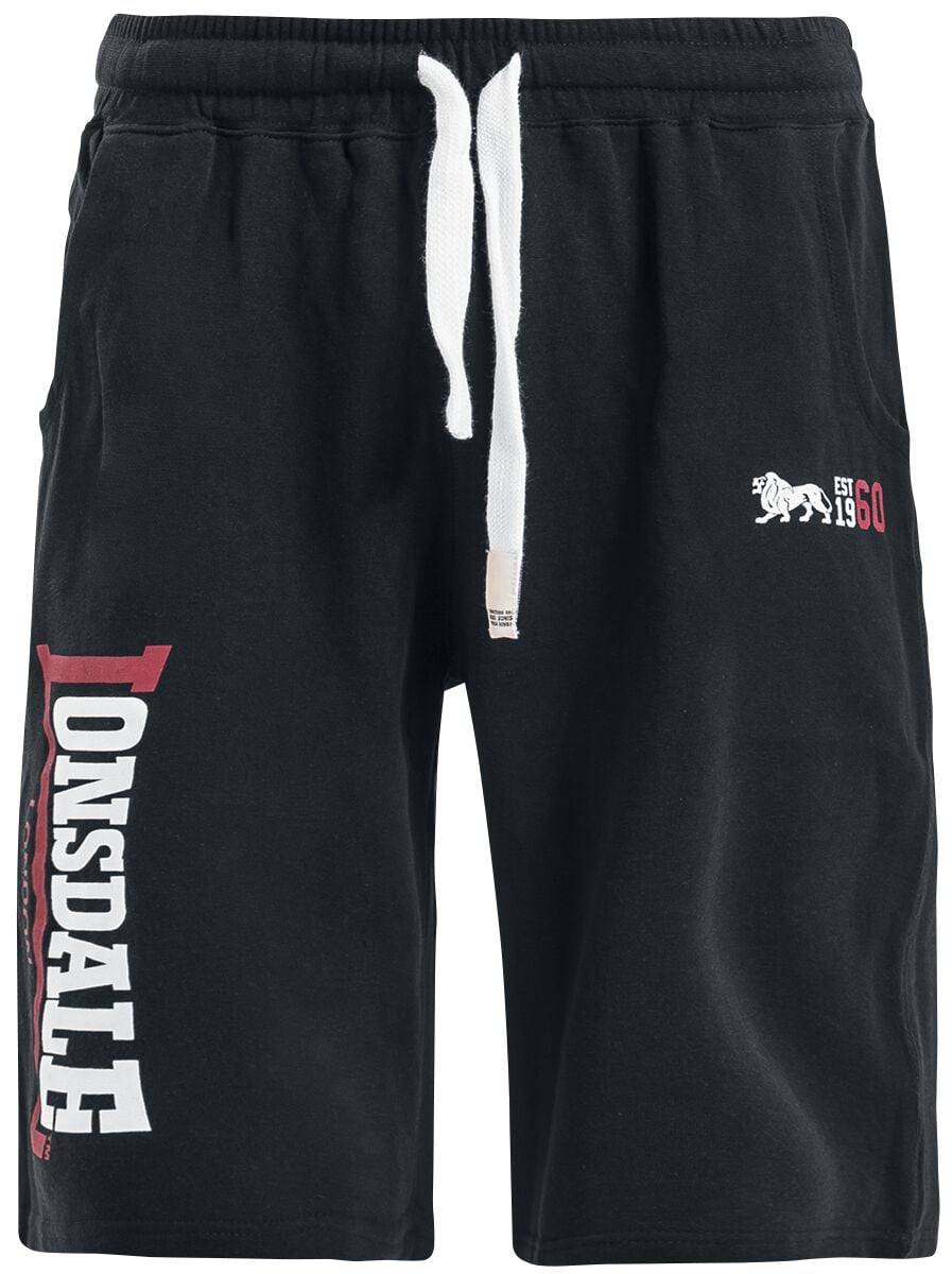 Short  de Lonsdale London - Sidemouth - S à XXL - pour Homme - noir - Lonsdale London