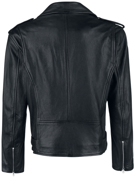 Veste en cuir  de Black Premium by EMP - The Road Crew - M à XXL - pour Homme - noir - Black Premium by EMP - View 2