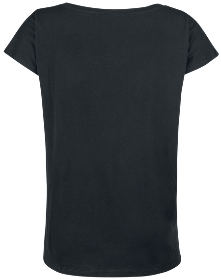 T-Shirt Manches courtes Disney de La Belle Et La Bête - Rose - S à 5XL - pour Femme - noir - La Belle Et La Bête - View 2