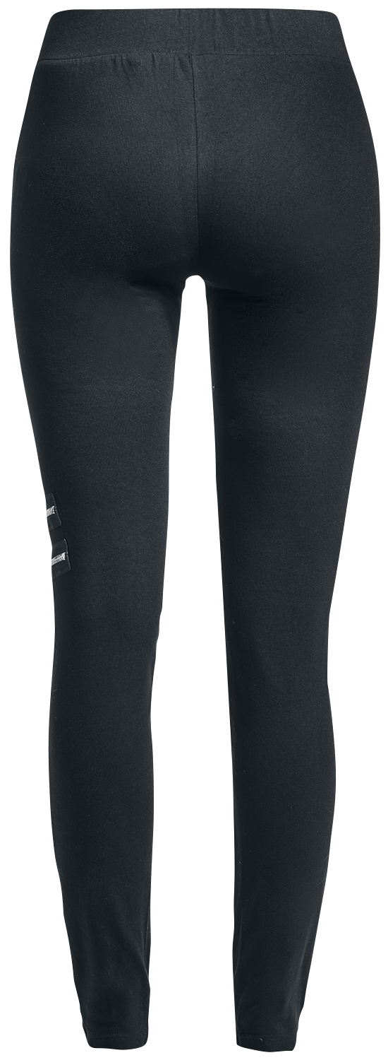 Legging Gothic de Chemical Black - Legging Inka - S à XXL - pour Femme - noir - Chemical Black - View 2