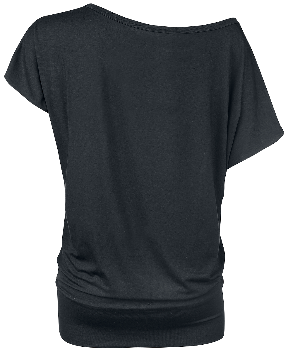 T-Shirt Manches courtes  de Full Volume by EMP - Can You Read My Mind - S à 3XL - pour Femme - noir - Full Volume by EMP - View 2