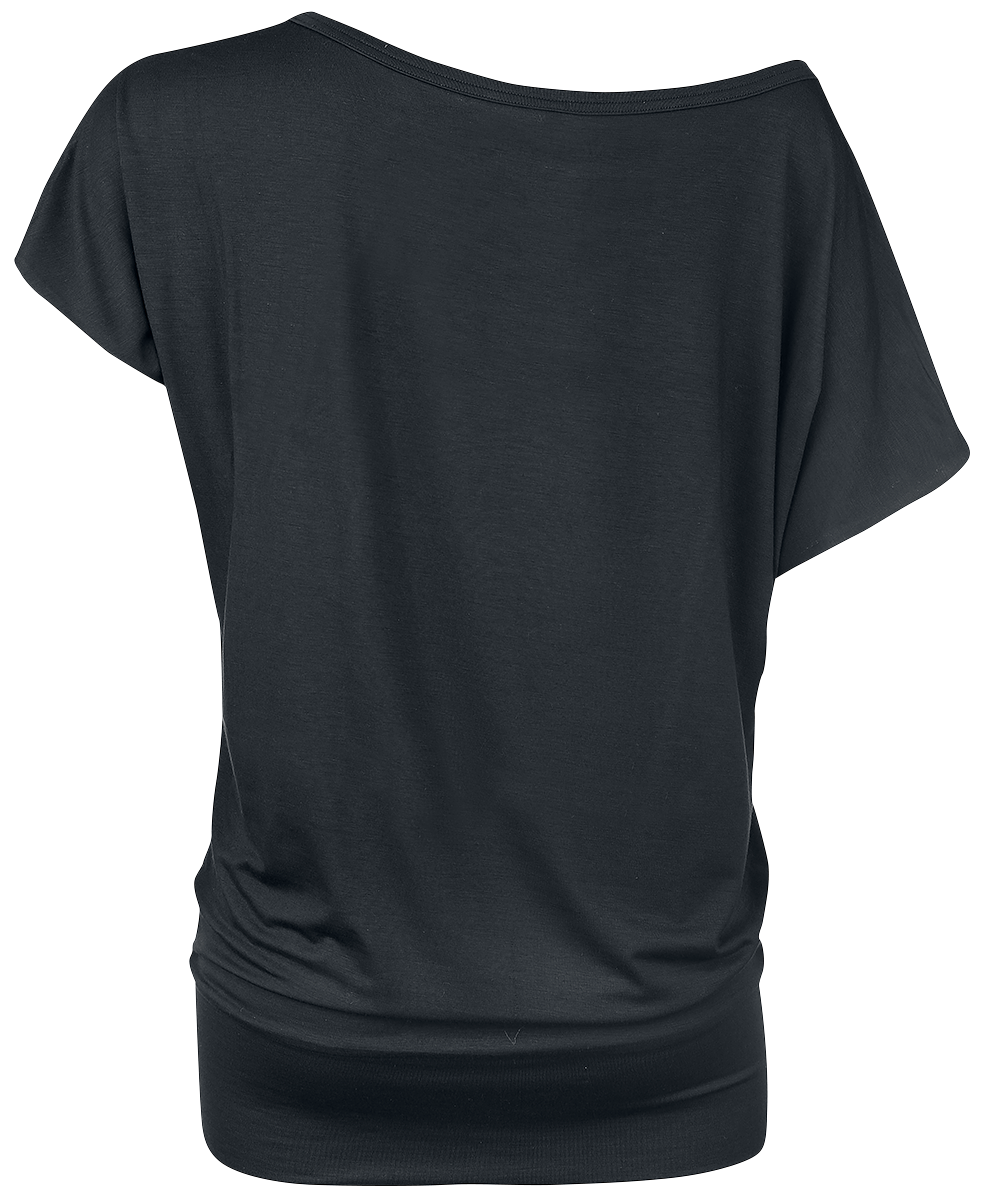 T-Shirt Manches courtes  de Full Volume by EMP - Can You Read My Mind - S à 5XL - pour Femme - noir - Full Volume by EMP - View 2