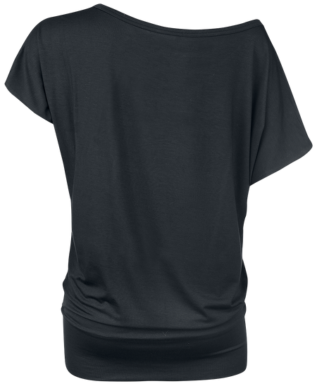 T-Shirt Manches courtes  de Full Volume by EMP - Can You Read My Mind - S à 5XL - pour Femme - noir - Full Volume by EMP - View 2