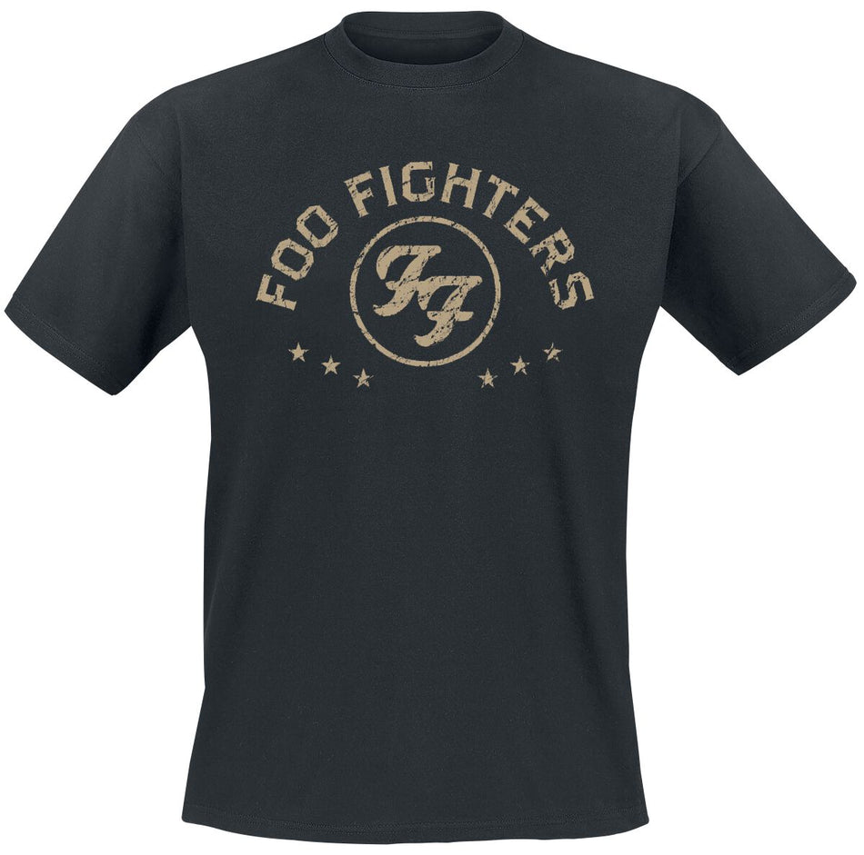 T-Shirt Manches courtes  de Foo Fighters - Arched Star - S à XXL - pour Homme - noir - Foo Fighters