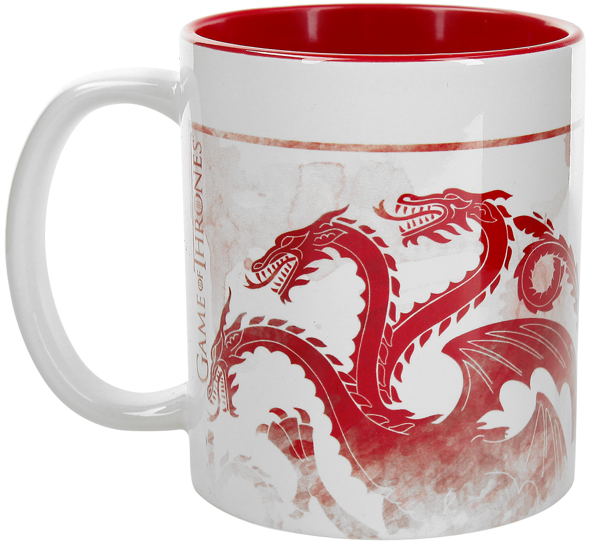 Gobelet  de Game Of Thrones - Targaryen - Dragon Rouge - pour Unisexe - blanc/rouge - Game Of Thrones - View 2