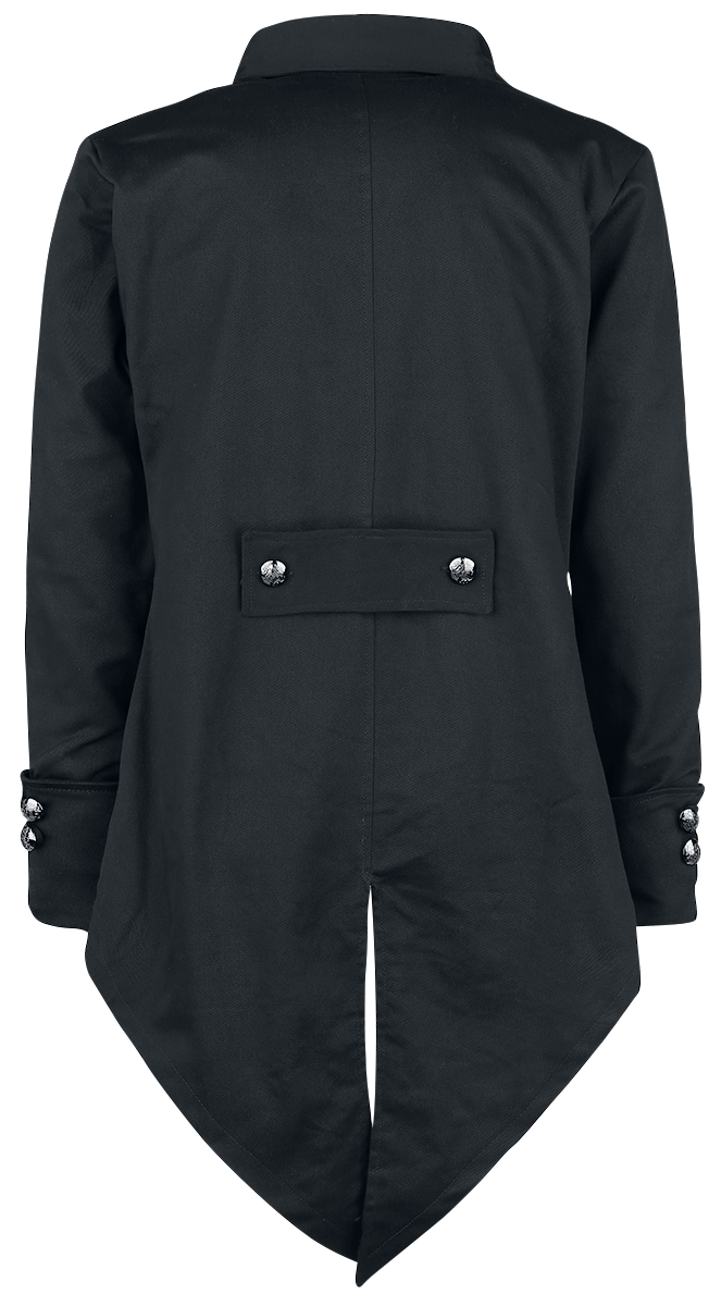 Manteau militaire Gothic de Poizen Industries - Veste Barnes - S à XXL - pour Homme - noir - Poizen Industries - View 2
