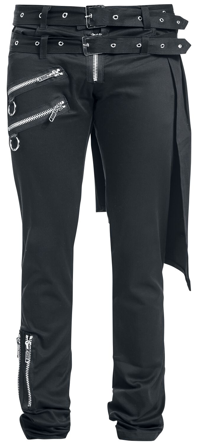 Pantalon en toile Gothic de Vixxsin - Graves Pant Slim Fit - W30L32 à W38L34 - pour Homme - noir - Vixxsin