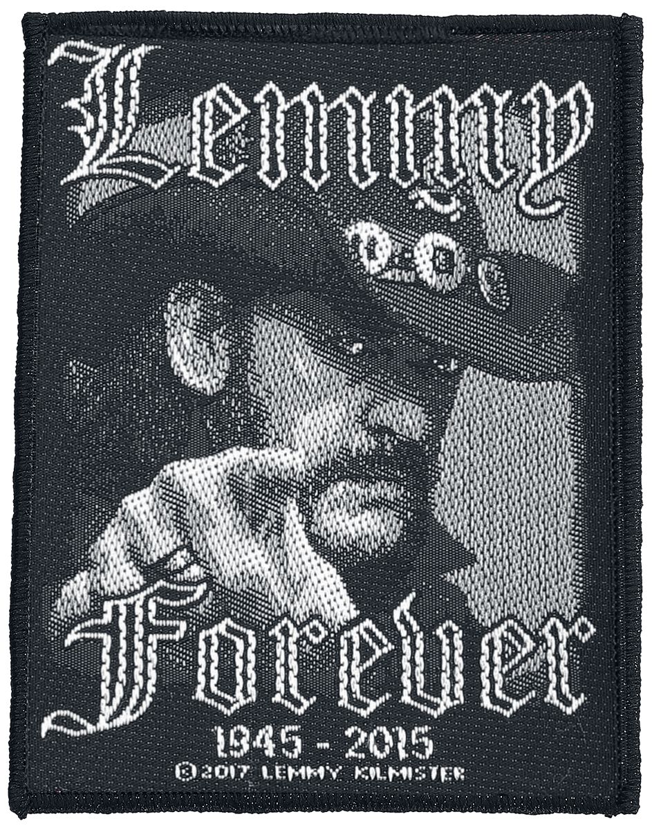 Patch  de Motörhead - Lemmy Kilmister - Forever - pour Indifférent - noir/blanc - Motörhead