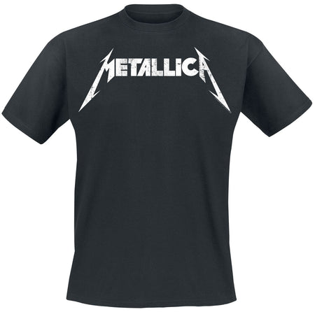 T-Shirt Manches courtes  de Metallica - Logo Texturé - S à 5XL - pour Unisexe - noir - metallica