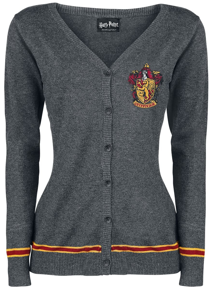 Gilets & Ponchos  de Harry Potter - Emblème De Gryffondor - S à XXL - pour Femme - gris chiné - Harry Potter