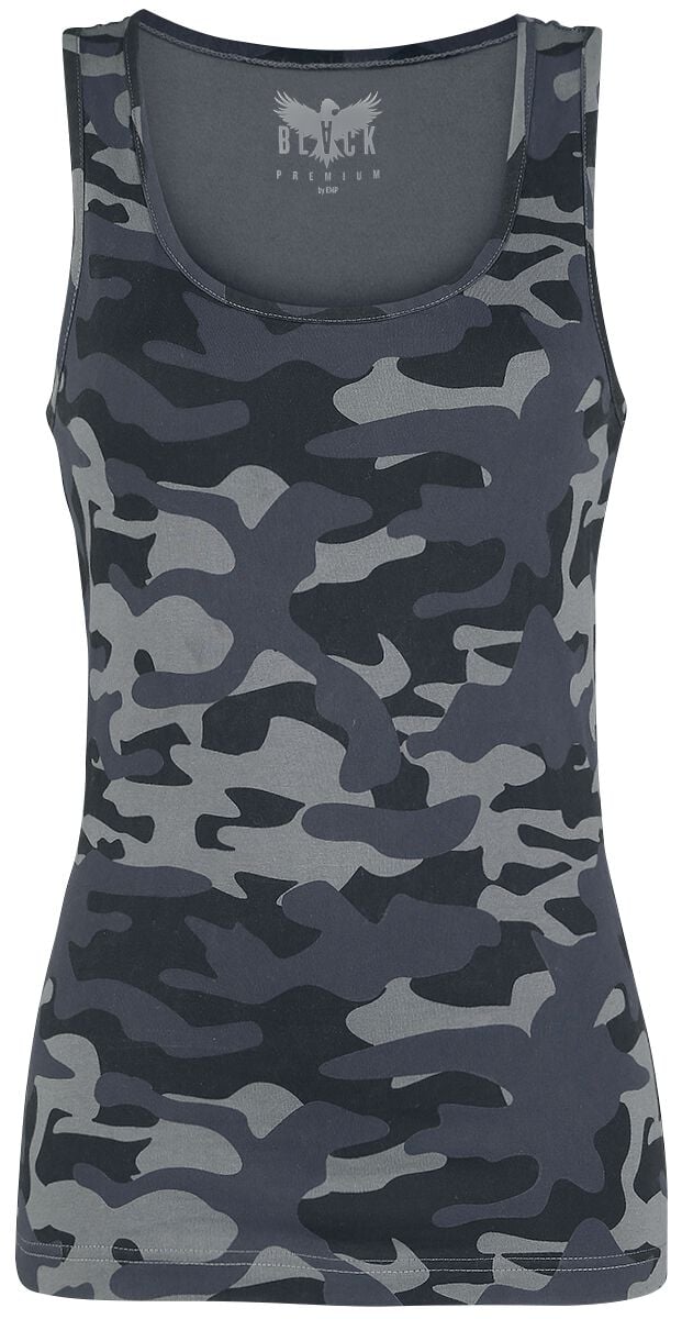 Top  de Black Premium by EMP - Back On Top - S à XL - pour Femme - camouflage - Black Premium by EMP