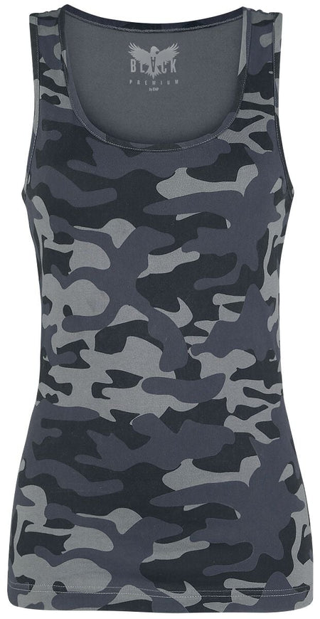 Top  de Black Premium by EMP - Back On Top - XS à XXL - pour Femme - camouflage - Black Premium by EMP