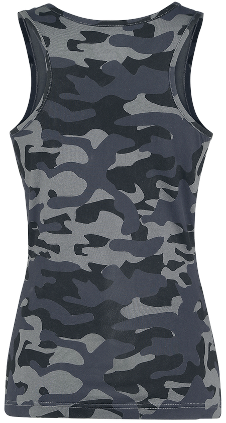 Top  de Black Premium by EMP - Back On Top - S à XL - pour Femme - camouflage - Black Premium by EMP - View 2