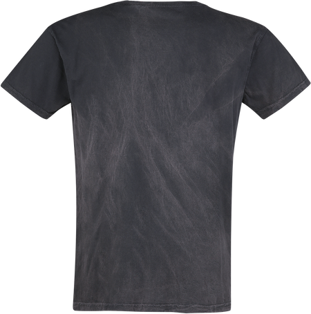 T-Shirt Manches courtes  de Looney Tunes - Tasmanian Devil - Rock To The Bone! - S à 4XL - pour Homme - gris - Looney Tunes - View 2