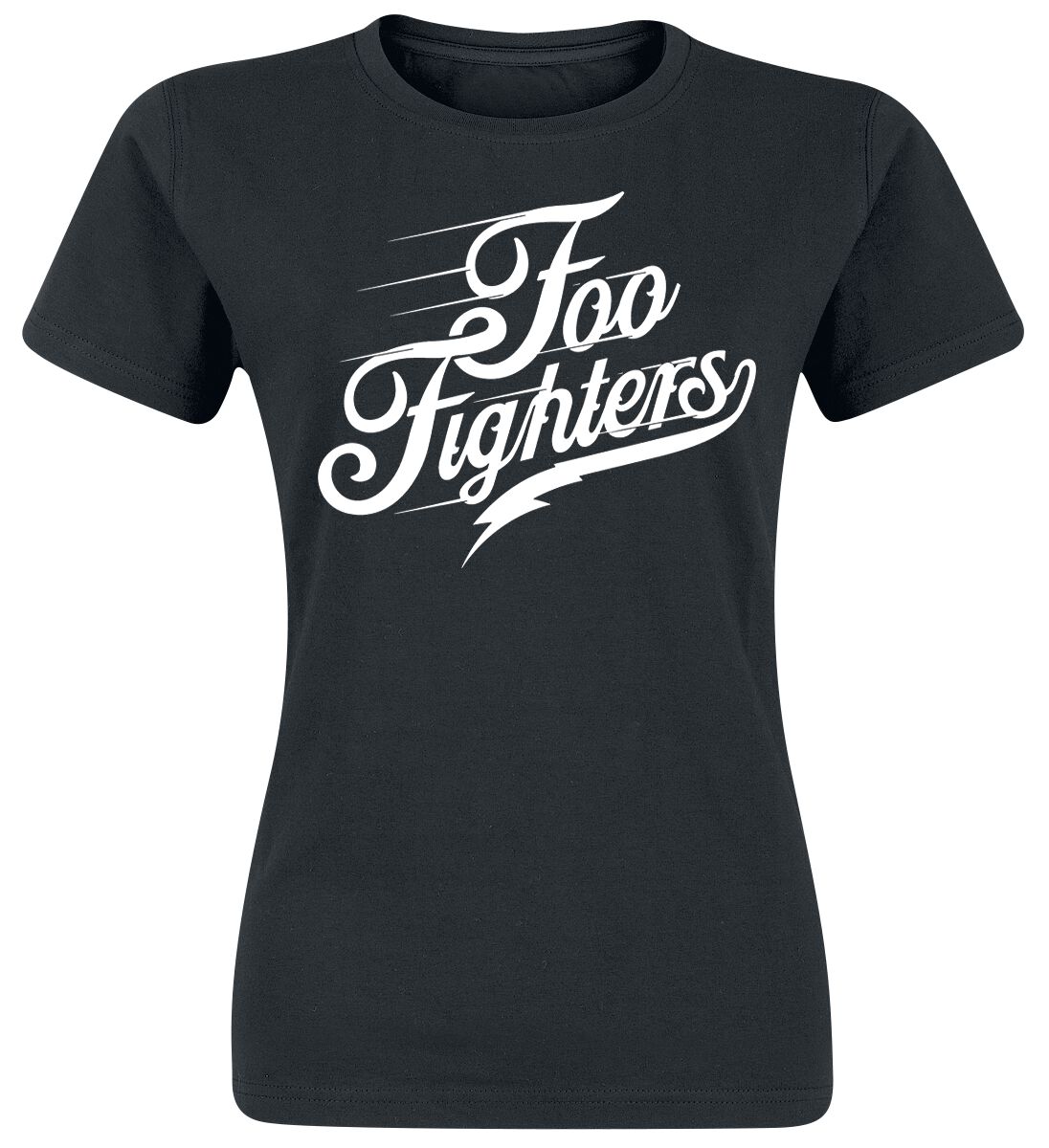 T-Shirt Manches courtes  de Foo Fighters - Logo - S à XXL - pour Femme - noir - Foo Fighters