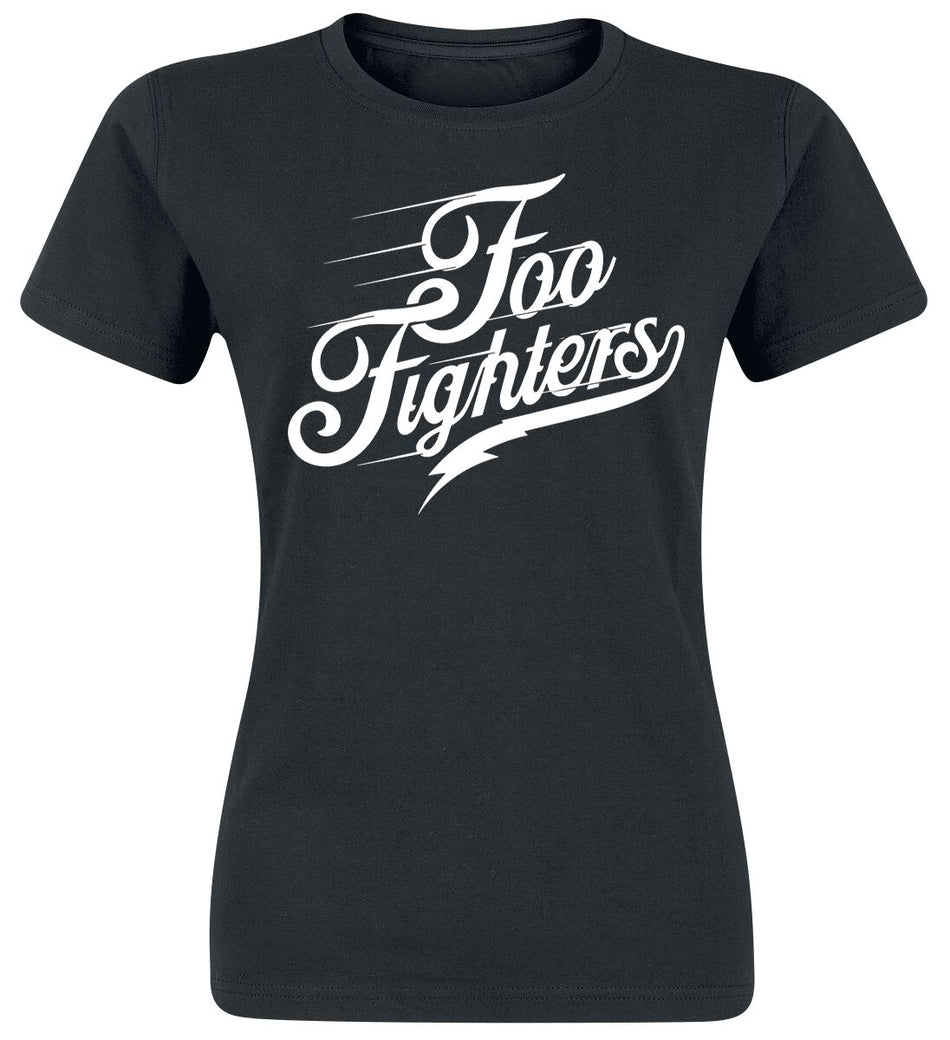 T-Shirt Manches courtes  de Foo Fighters - Logo - S à XXL - pour Femme - noir - Foo Fighters