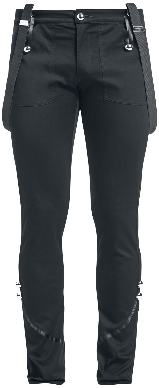 Pantalon en toile Gothic de Banned Alternative - Pantalon De Style Militaire - S à XXL - pour Homme - noir - Banned Alternative